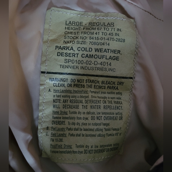 Desert camo GORETEX parka - Picture 2 of 5